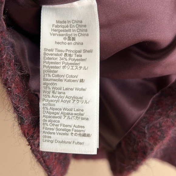 NWT Madewell Wool Jacket - Picture 7 of 10